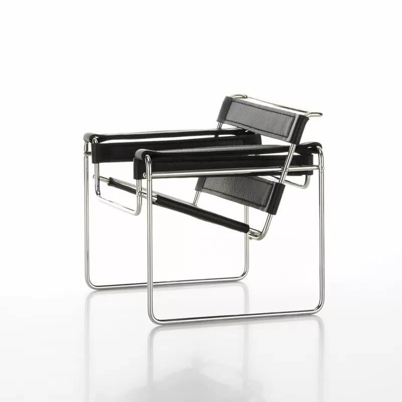 Vitra Miniature 4.75-inch B3 Wassily Chair by Marcel Breuer